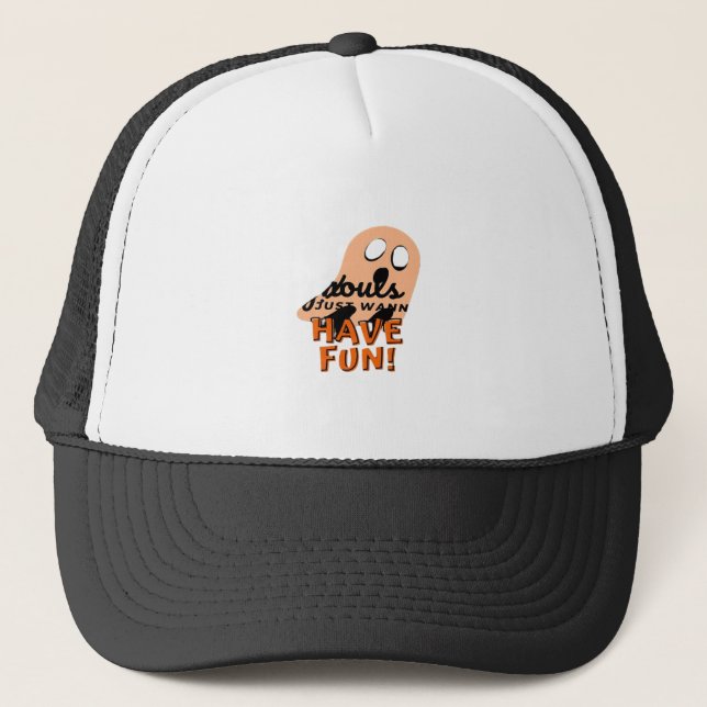Casquette Ghouls Veut Juste Avoir Une Citation De Slogan Amu (Devant)