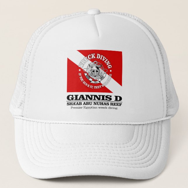Casquette Giannis D (plongée en épave) (Devant)