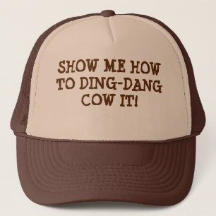 CASQUETTE GIBBERISH HAT - DING DANG COW IT!