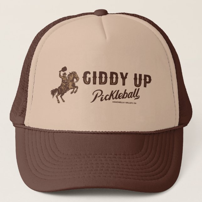 Casquette Giddy Up Pickleball - Trucker Hat (Devant)