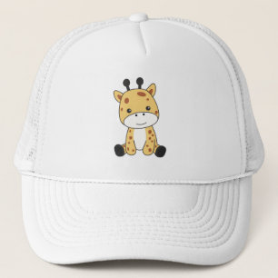 Casquette Giraffe Animaux sucrés pour enfants Giraffes Zoo A