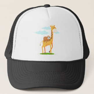 Casquette Giraffe Sloth Drôle Cadeau Pour Enfants