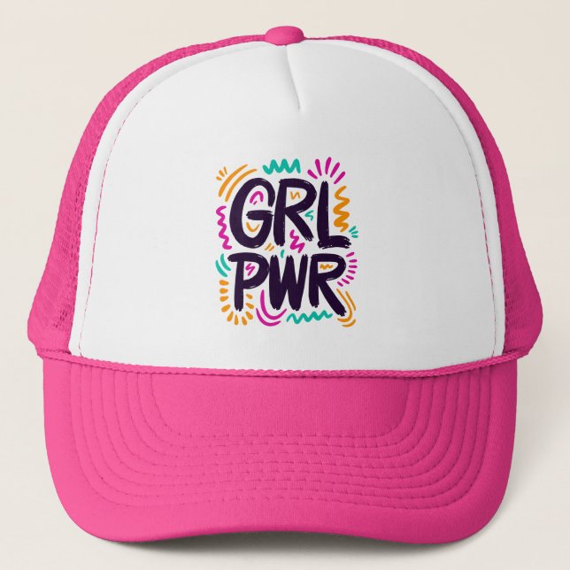 Casquette Girl Power (Devant)