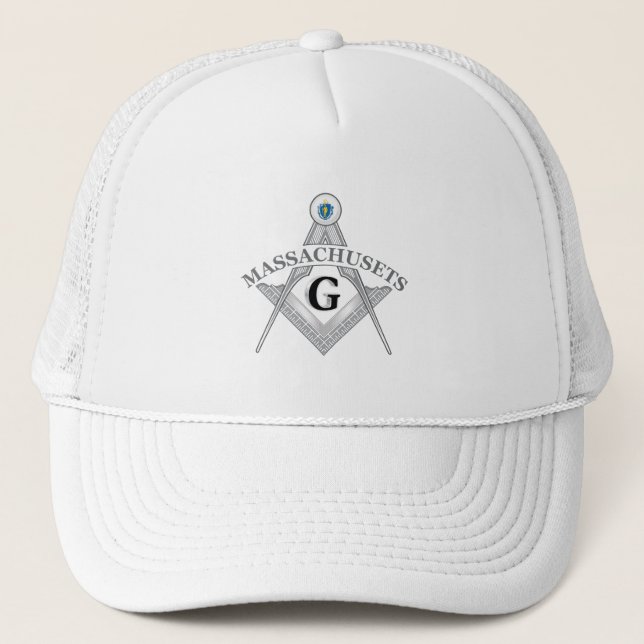 Casquette Gîte de franc-maçonnerie de l'état du Massachusets (Devant)