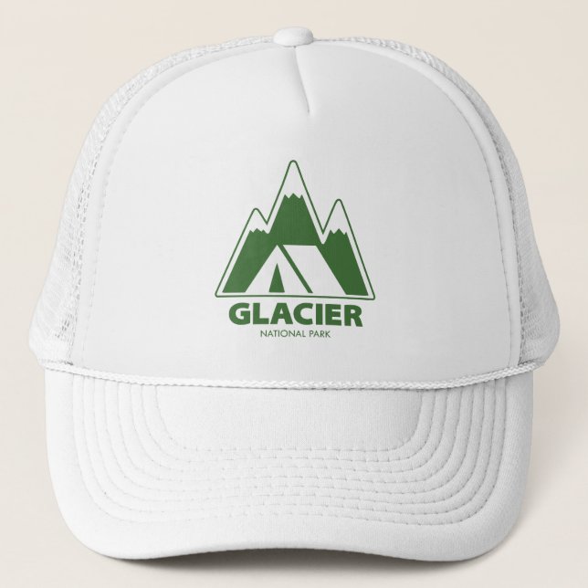 Casquette Glacier National Park Mountains Camping (Devant)