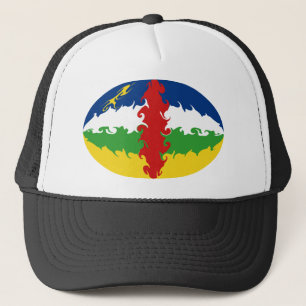 Casquette Gnarly de drapeau de Centrafrique