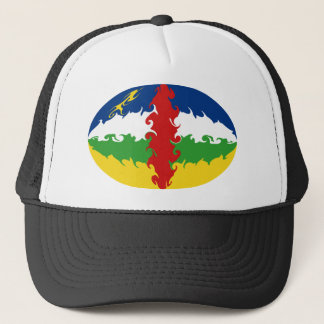 Casquette Gnarly de drapeau de Centrafrique