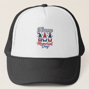 Casquette Gnome Patriotique Bonne Fête des Morts Vintage T-S