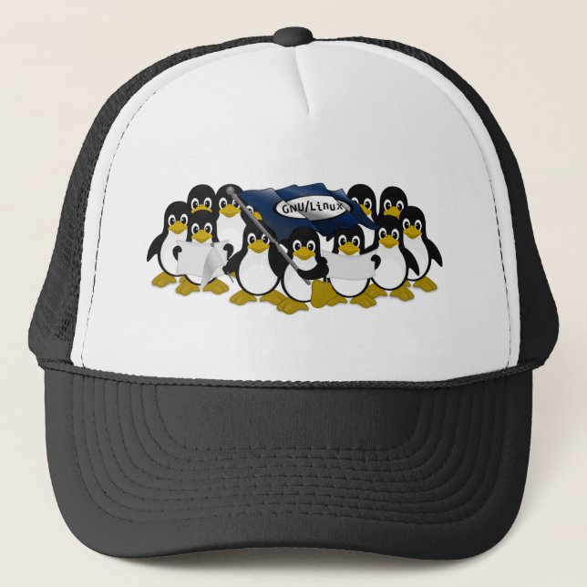Casquette GNU/Linux ! (Devant)
