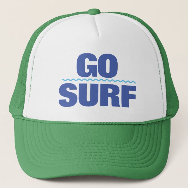 Casquette GO SURF Trucker Chapeau (Devant)