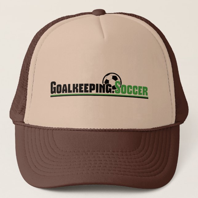Casquette Goalkeeper.Chat de camionneur Brown officiel de fo (Devant)