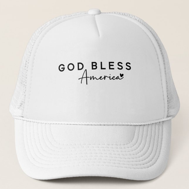 Casquette GOD BLESS America Caps 🇺🇸🧢 (Devant)