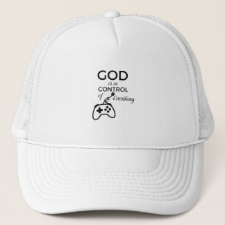 Casquette God Is In Control Christian Baseball Cap - Embroid