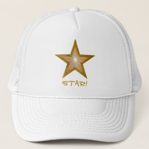 Casquette Gold Star 'deux tonalités 'STAR!' chapeau de cami