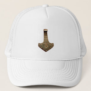 Casquette Gold Thor Hammer blanc