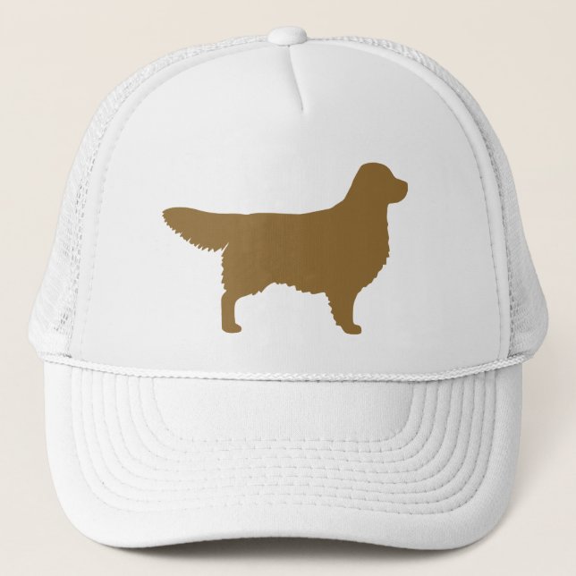 Casquette Golden Retriever Chien race Silhouette (Devant)