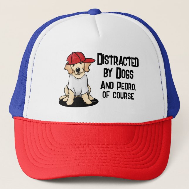 Casquette Golden Retriever KiniArt (Devant)