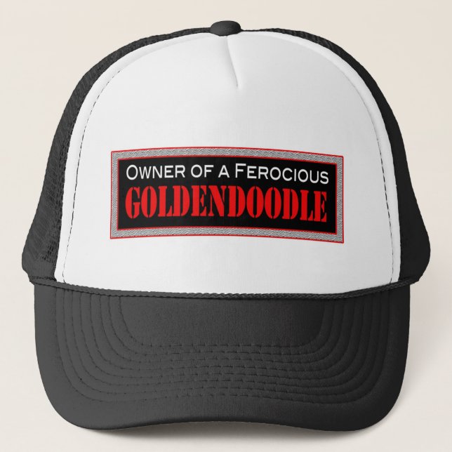 Casquette Goldendoodle féroce (Devant)