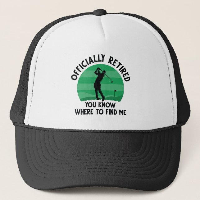 Casquette Golf à la retraite officielle (Devant)