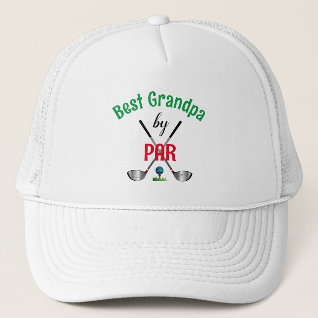 Casquette GOLF Best Grand-pa par PAR, Golf Cool (Devant)