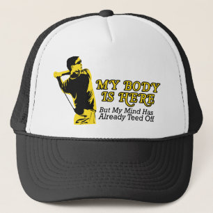Casquette Golf - mon esprit déjà piqué