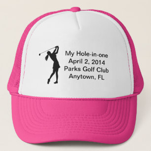 Casquette Golf Trou-dans-un la commémoration personnalisable