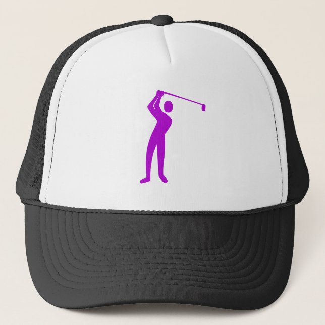 Casquette Golf - Violet (Devant)