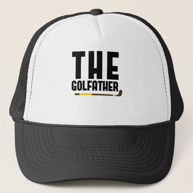 Casquette Golfather Funny Golf Lover Papa Cadeau Golfeur (Devant)