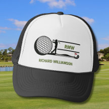 GOLFER NAME CUSTOM MONOGRAM 