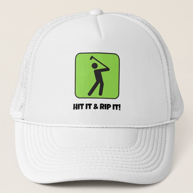 Casquette Golfer's customisé (Devant)