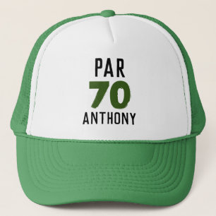 Casquette Golfeur Anniversaire Drôle 70 ans heureux Papa Par