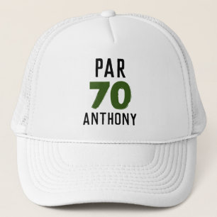 Casquette Golfeur Anniversaire Drôle 70 ans heureux Papa Par