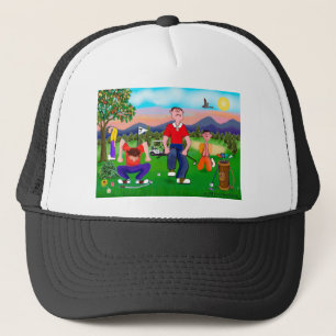 Casquette Golfistes de dessin animé - Pour l'amour du golf