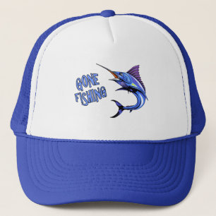 Casquette Gone Fishing Blue Marlin