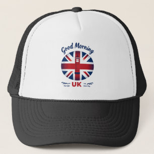 Casquette Good Morning UK - Union Jack & London Téléphone Bo