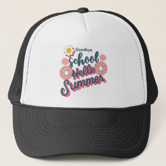 Casquette Goodbye School Hello Summer Donut Art