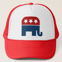 GOP éléphant Logo design républicain