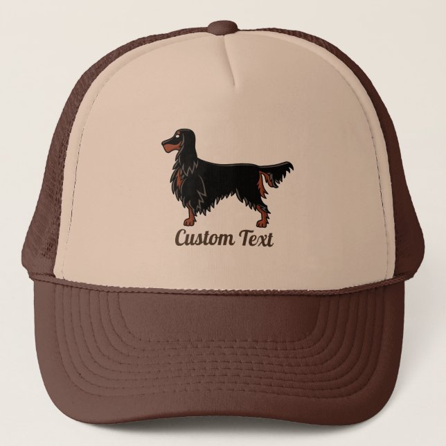 Casquette Gordon Setter Icon Trucker Chapeau (Devant)