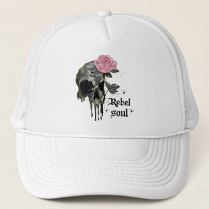 Casquette Goth Skull   Rebel Soul
