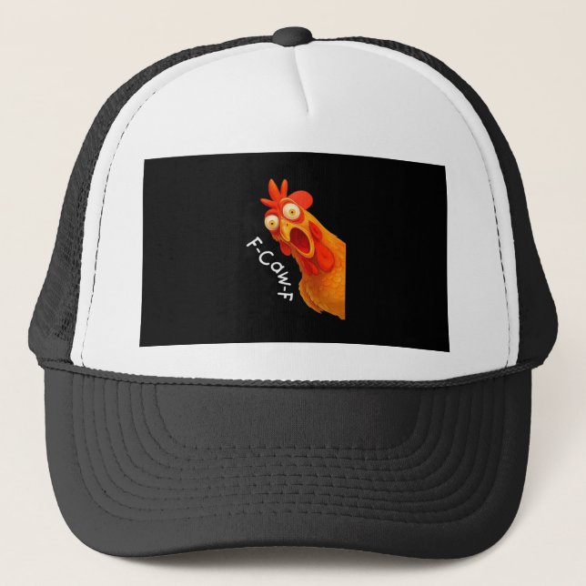 Casquette Gothic Humor Funny F Caw F Crow Design (Devant)