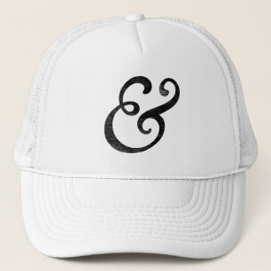 Casquette Goudy Old Style Italique Lettre noire à relief