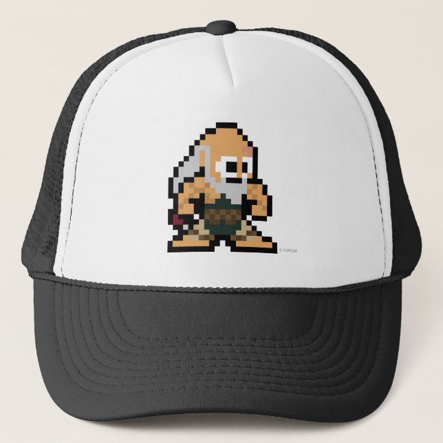 Casquette Gouken à 8 bits (Devant)