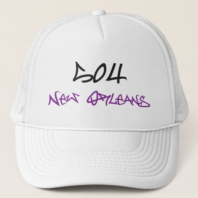 CASQUETTE GRAFFITI DE 504 LA NOUVELLE-ORLÉANS (Devant)