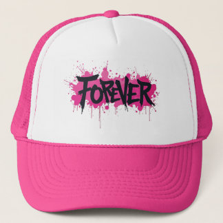 Casquette Graffiti rose "FOREVER"