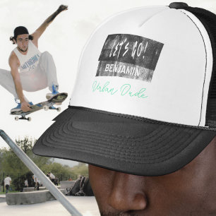Casquette Graffiti urbain audacieux dessiné à la main