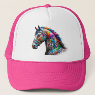 Casquette Grafity cheval coloré