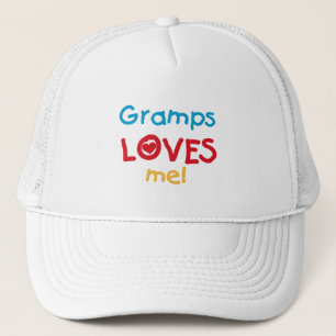 Casquette Gramps m'aime T-shirts et cadeaux