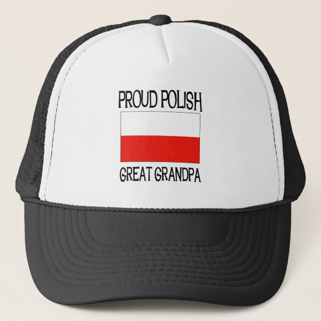 Casquette Grand grand-papa polonais fier (Devant)