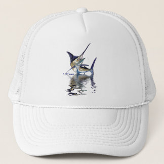 Casquette Grand marlin avec la réflexion dans l'eau