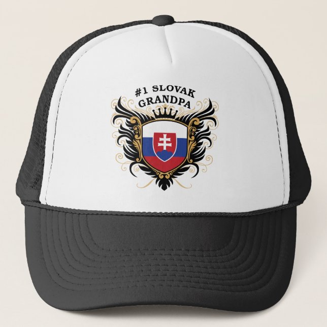 Casquette Grand-papa slovaque du numéro un (Devant)
